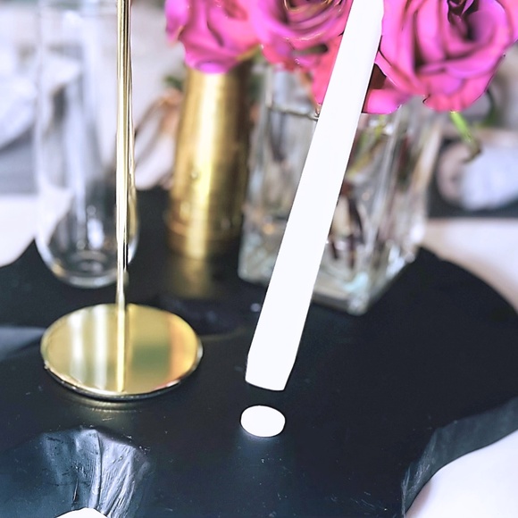 BRAND NEW in box Champagne Gold Taper Candle Holders Set of 3-Tall and GORGEOUS! - Picture 7 of 9